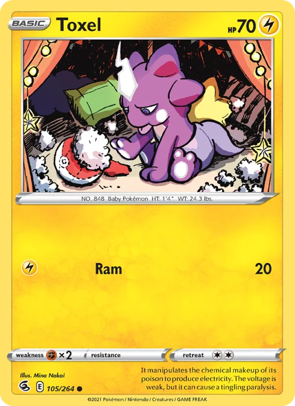 Toxel - Fusion Strike Pokemon Card