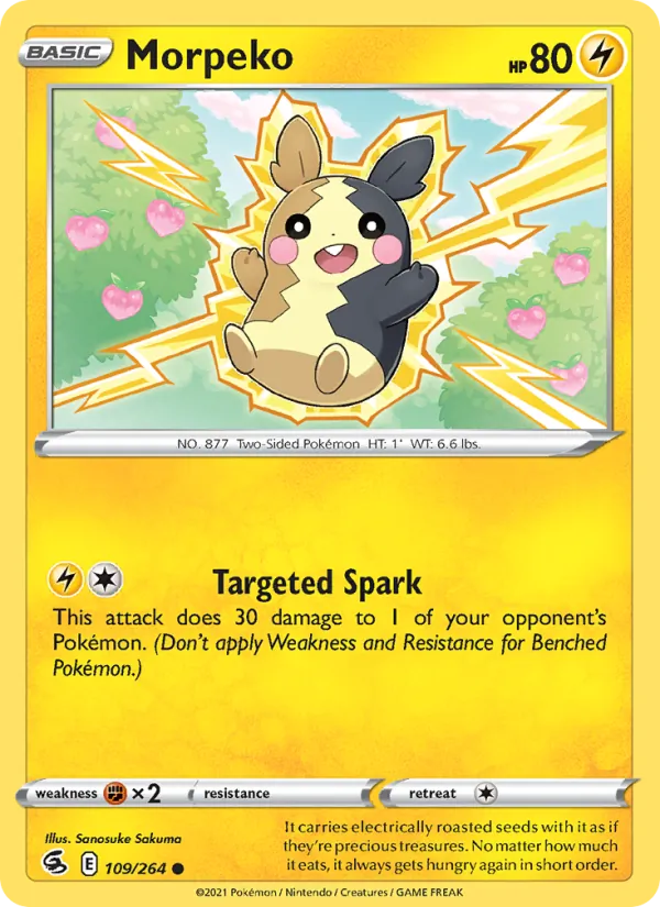 Morpeko - Fusion Strike Pokemon Card