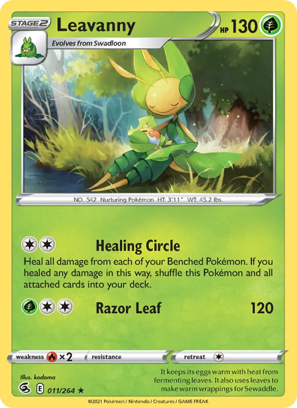 Leavanny - Fusion Strike Pokemon Card