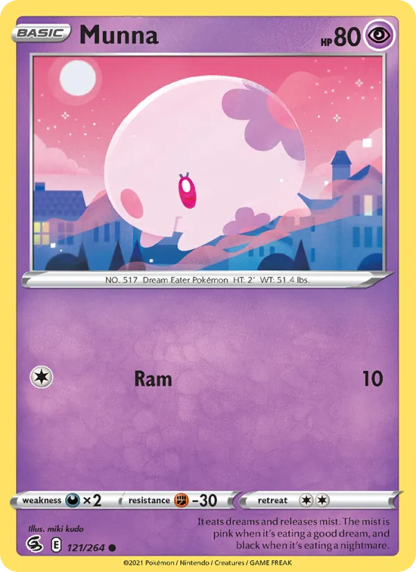 Munna - Fusion Strike Pokemon Card