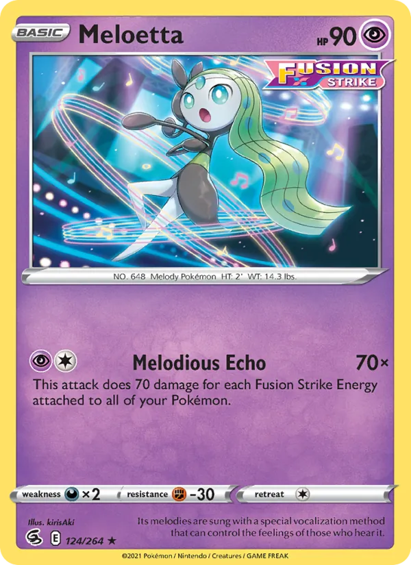 Meloetta - Fusion Strike Pokemon Card