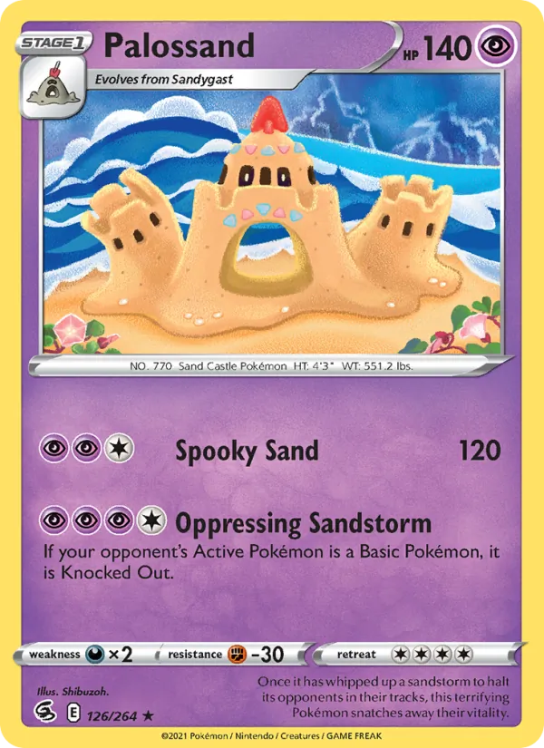 Palossand - Fusion Strike Pokemon Card
