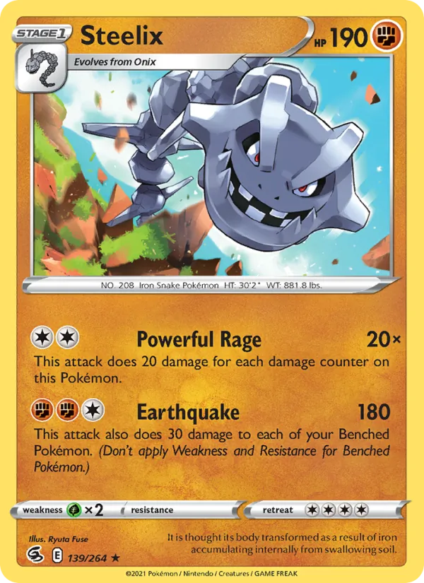 Steelix - Fusion Strike Pokemon Card