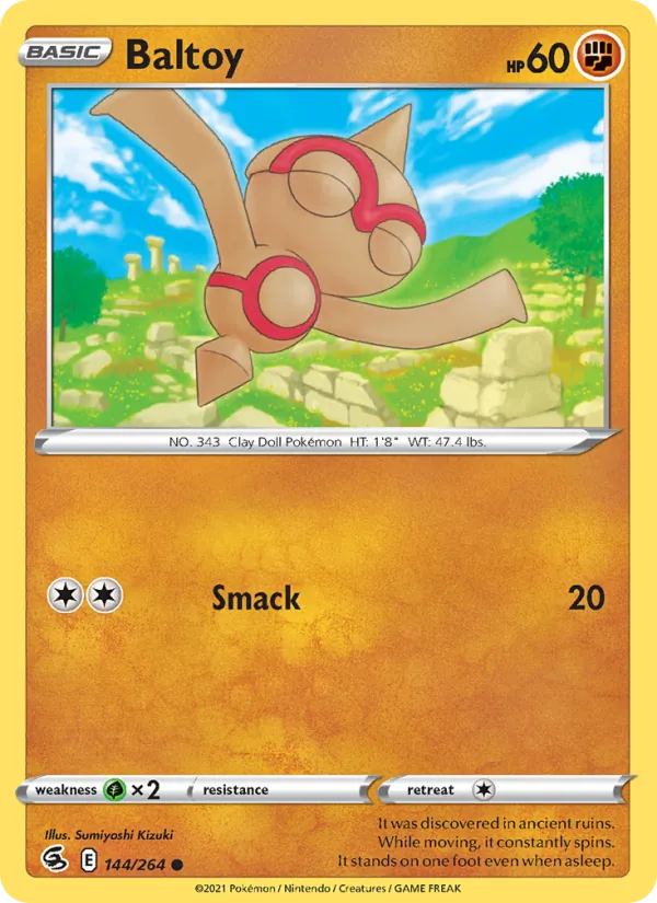 Baltoy - Fusion Strike Pokemon Card