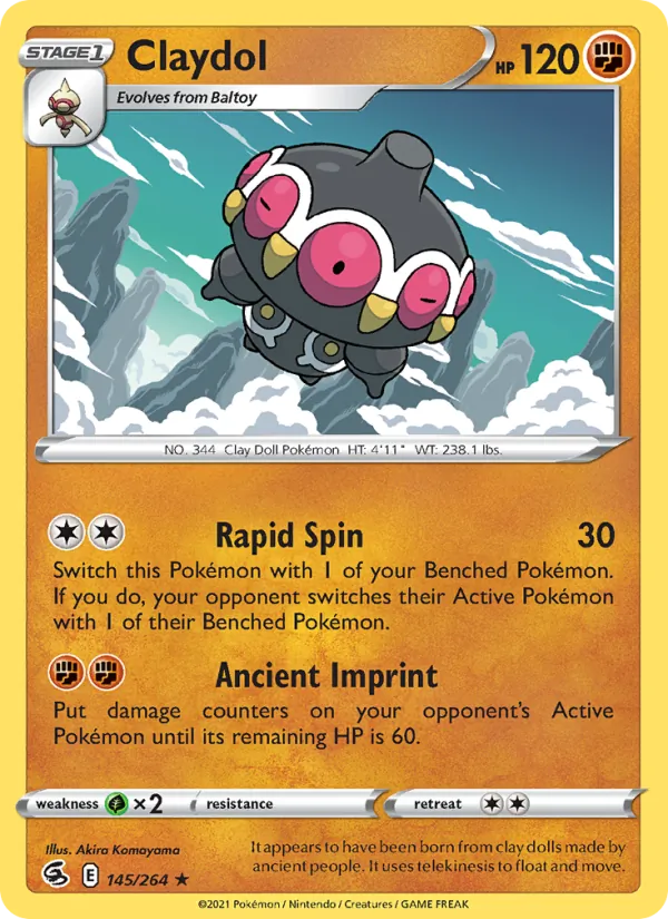 Claydol - Fusion Strike Pokemon Card