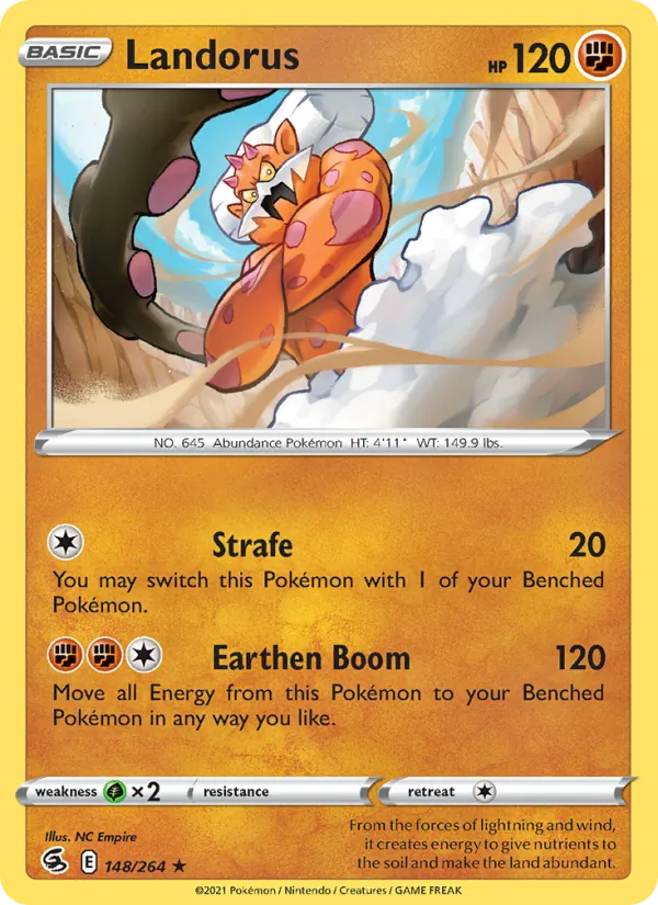 Landorus - Fusion Strike Pokemon Card