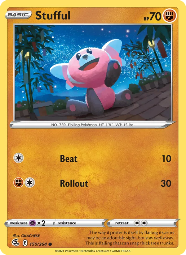 Stufful - Fusion Strike Pokemon Card