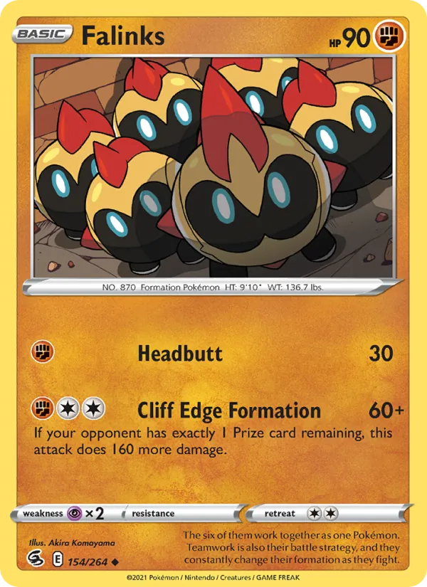 Falinks - Fusion Strike Pokemon Card