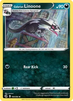 Galarian Linoone - Fusion Strike
