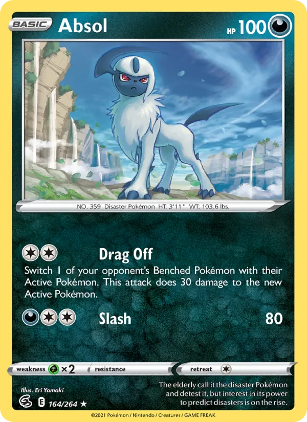 Absol - Fusion Strike Pokemon Card