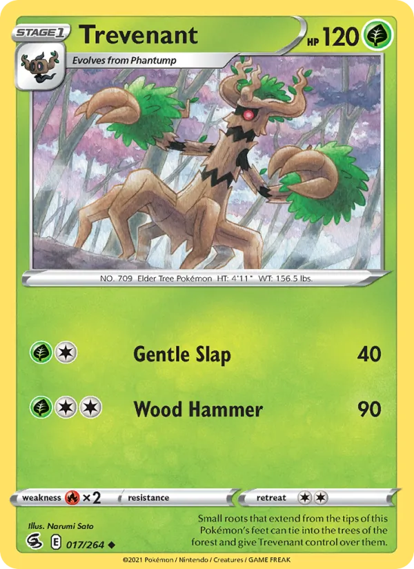 Trevenant - Fusion Strike Pokemon Card