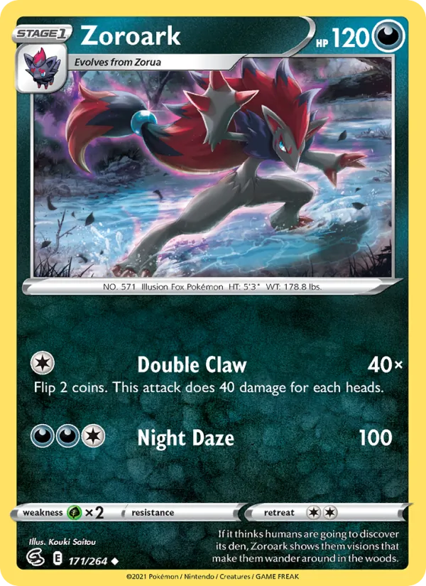 Zoroark - Fusion Strike Pokemon Card