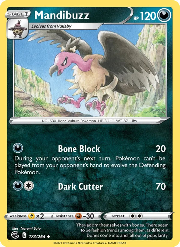 Mandibuzz - Fusion Strike Pokemon Card