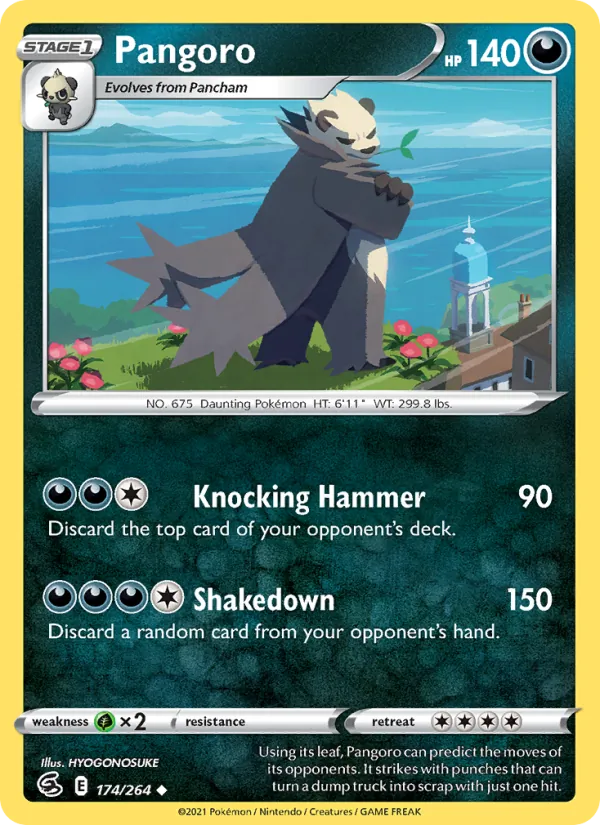 Pangoro - Fusion Strike Pokemon Card