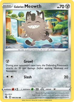 Galarian Meowth - Fusion Strike