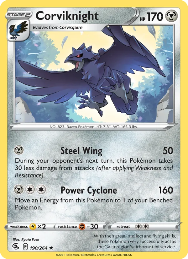 Corviknight - Fusion Strike Pokemon Card