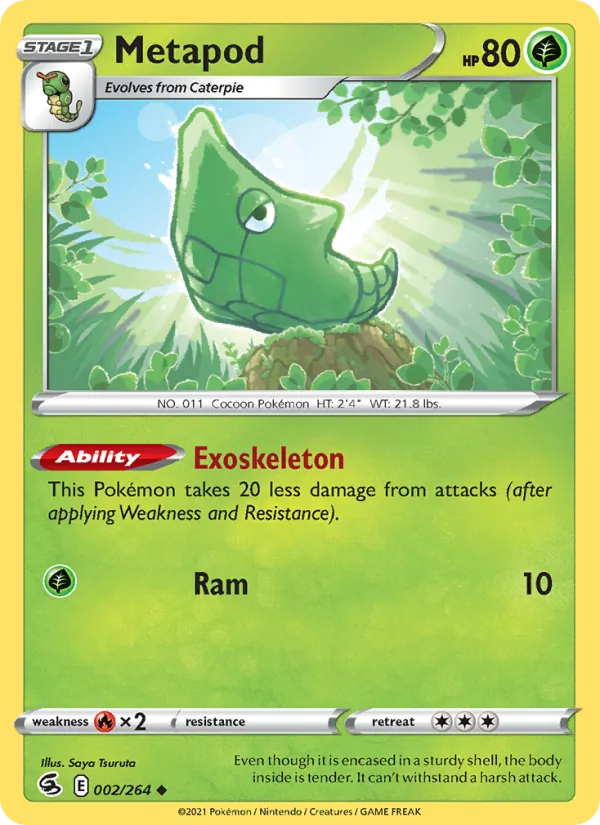 Metapod - Fusion Strike Pokemon Card