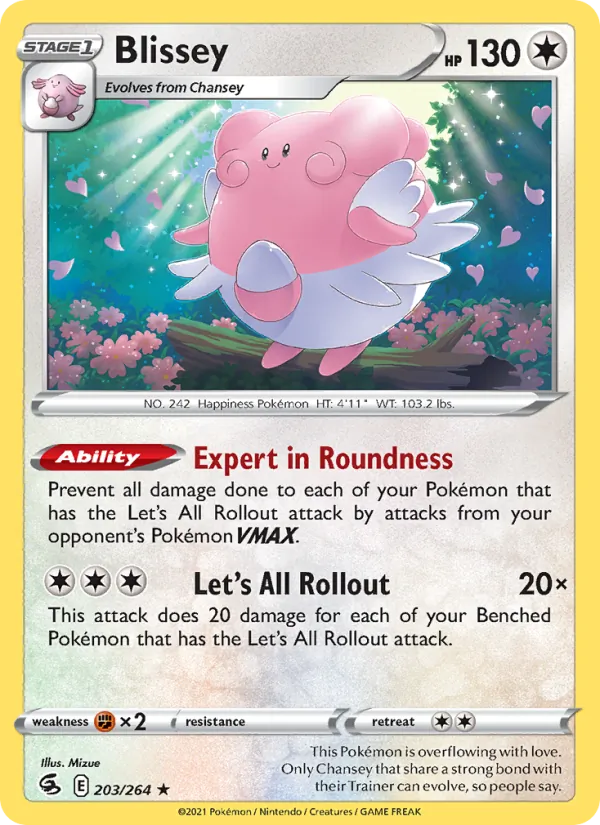 Blissey - Fusion Strike Pokemon Card