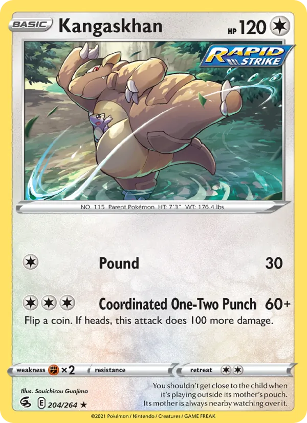 Kangaskhan - Fusion Strike Pokemon Card