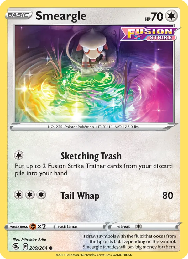 Smeargle - Fusion Strike Pokemon Card