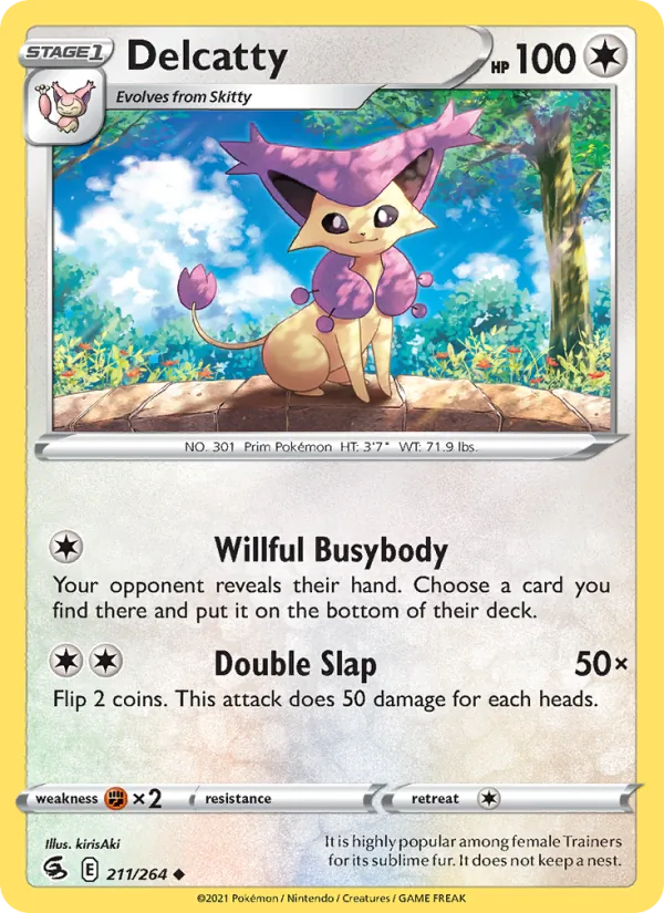 Delcatty - Fusion Strike Pokemon Card