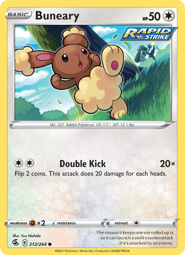Buneary - Fusion Strike Pokemon Card
