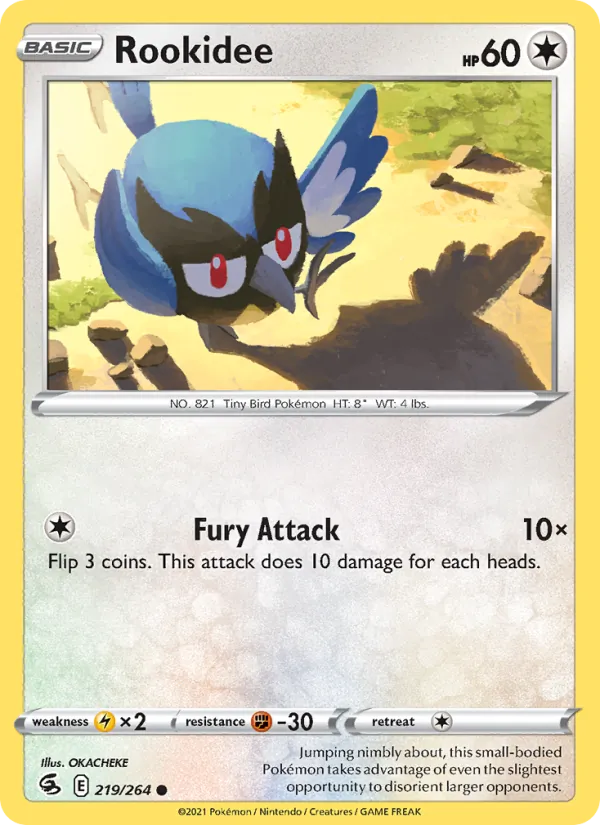 Rookidee - Fusion Strike Pokemon Card