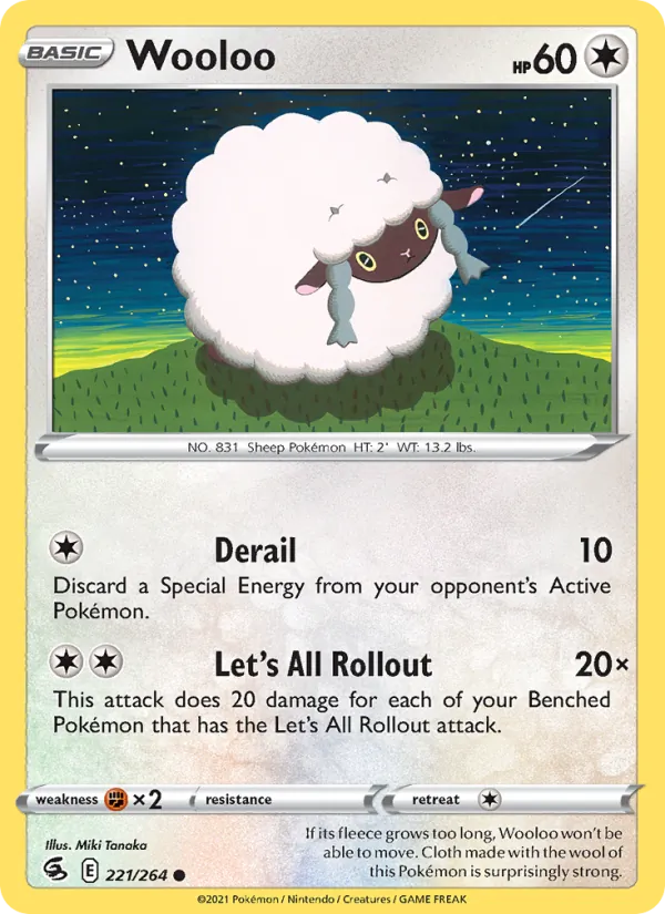 Wooloo - Fusion Strike Pokemon Card
