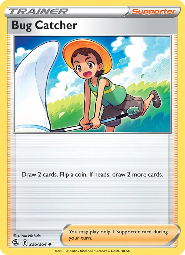 Bug Catcher - Fusion Strike Pokemon Card