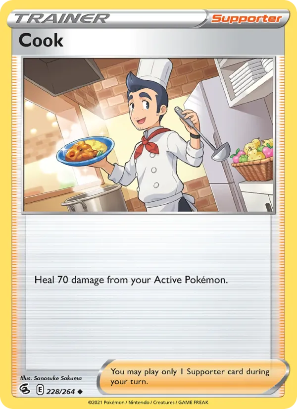 Cook - Fusion Strike Pokemon Card