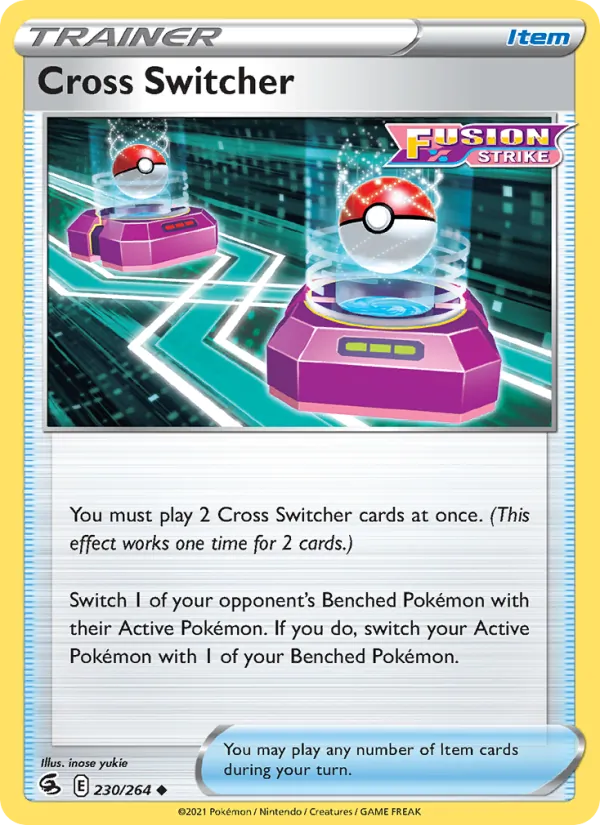 Cross Switcher - Fusion Strike Pokemon Card