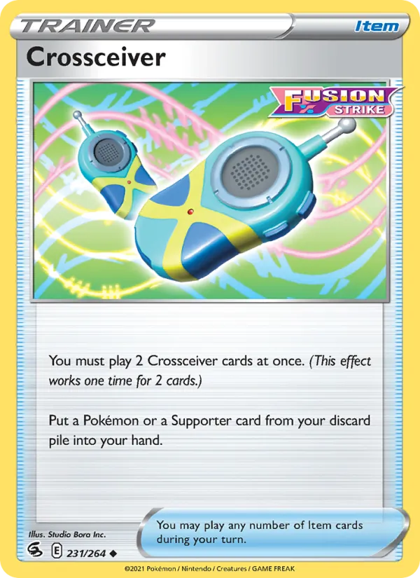 Crossceiver - Fusion Strike Pokemon Card