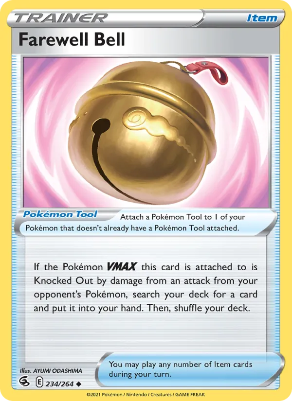 Farewell Bell - Fusion Strike Pokemon Card