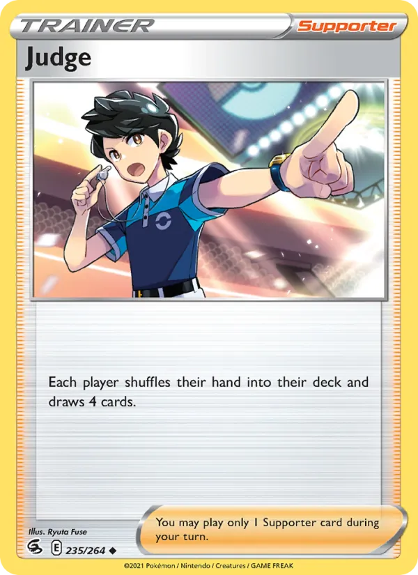 Judge - Fusion Strike Pokemon Card