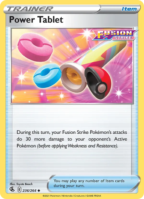 Power Tablet - Fusion Strike Pokemon Card