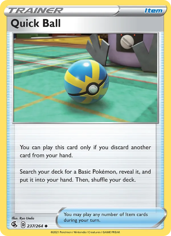 Quick Ball - Fusion Strike Pokemon Card
