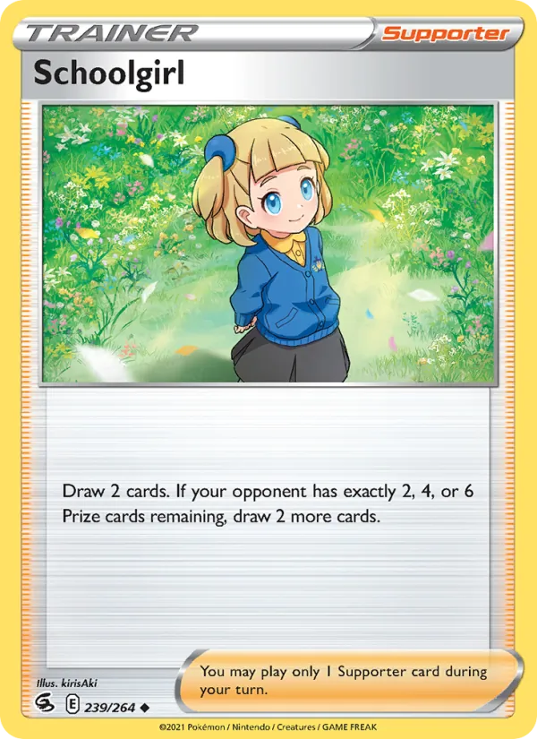 Schoolgirl - Fusion Strike Pokemon Card