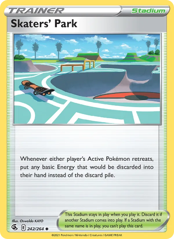Skaters' Park - Fusion Strike Pokemon Card