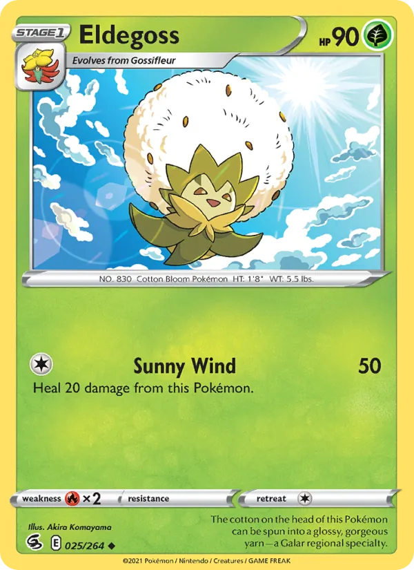 Eldegoss - Fusion Strike Pokemon Card