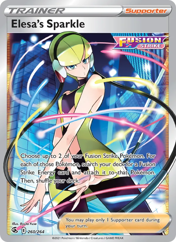 Elesa's Sparkle - Fusion Strike Pokemon Card