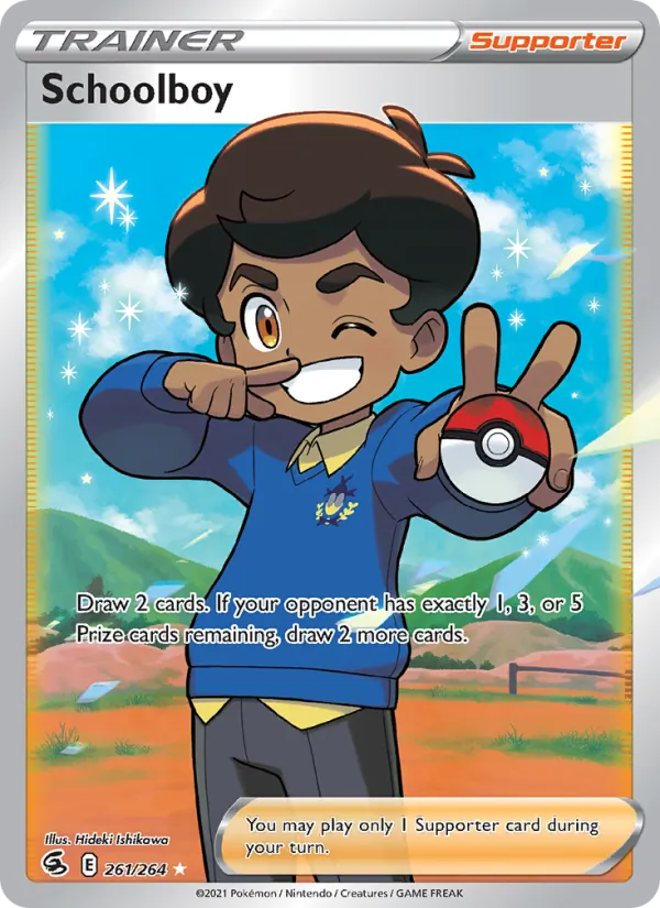 Schoolboy - Fusion Strike Pokemon Card