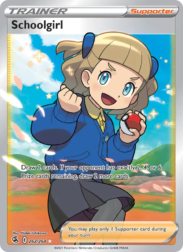 Schoolgirl - Fusion Strike Pokemon Card