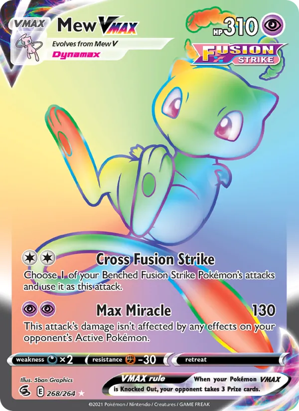 Mew VMAX - Fusion Strike Pokemon Card