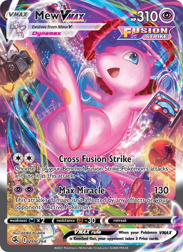 Mew VMAX - Fusion Strike Pokemon Card