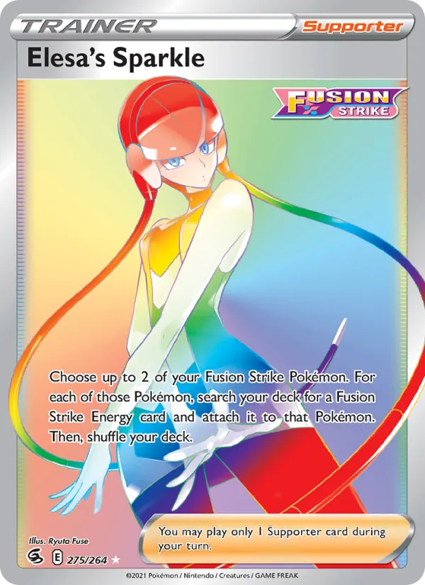 Elesa's Sparkle - Fusion Strike Pokemon Card