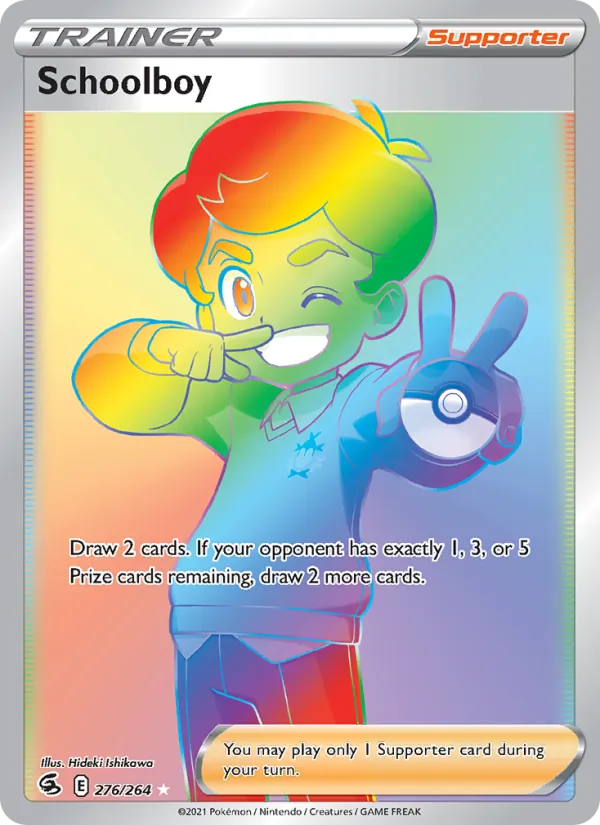 Schoolboy - Fusion Strike Pokemon Card