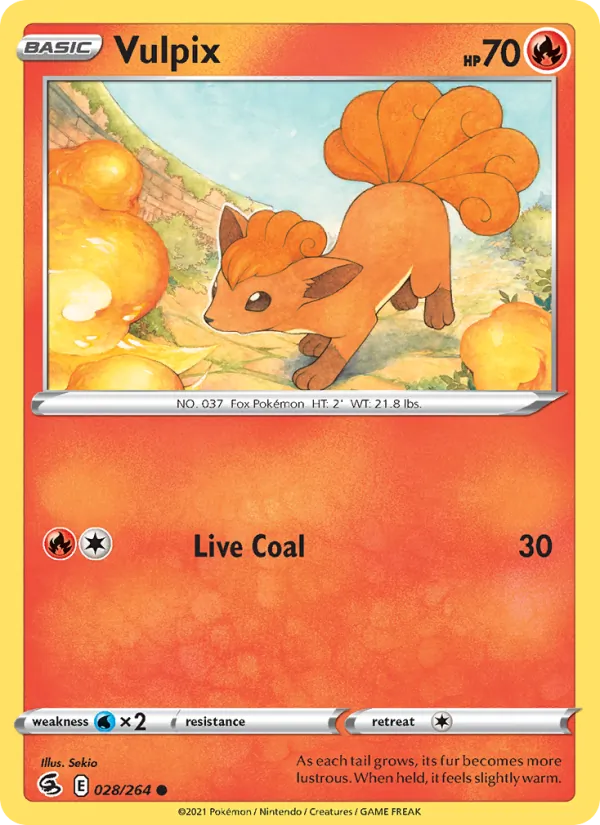 Vulpix - Fusion Strike Pokemon Card