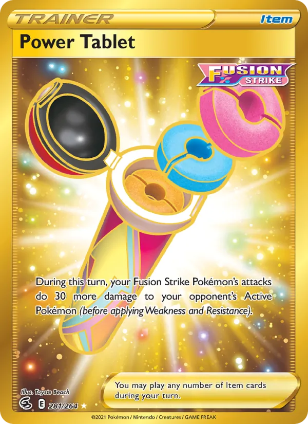 Power Tablet - Fusion Strike Pokemon Card