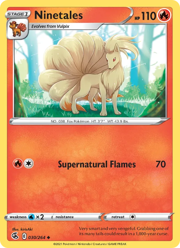 Ninetales - Fusion Strike Pokemon Card
