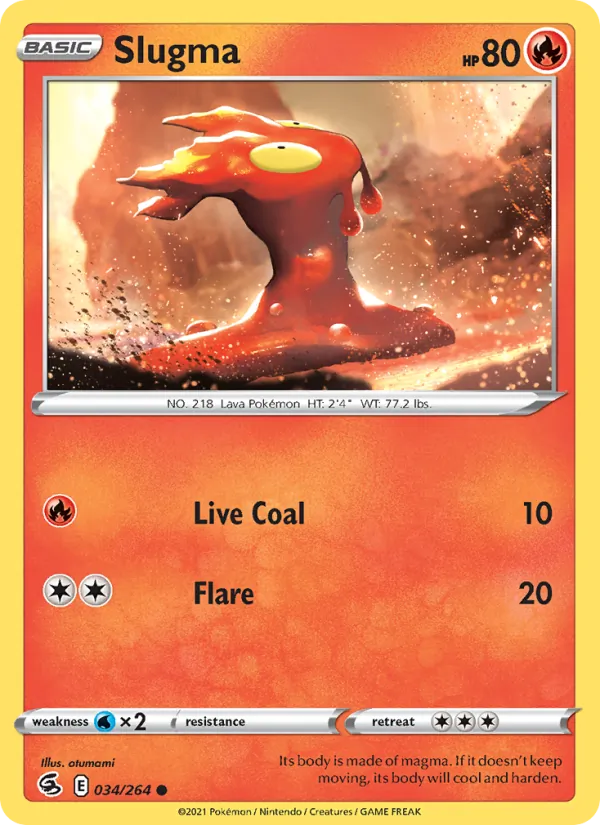 Slugma - Fusion Strike Pokemon Card